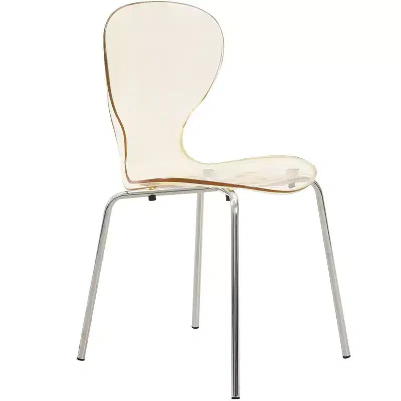 Set da Pranzo 5 Pezzi Bianco - Tavolo Rotondo e 4 Sedie da Pranzo Ergonomiche in Plastica