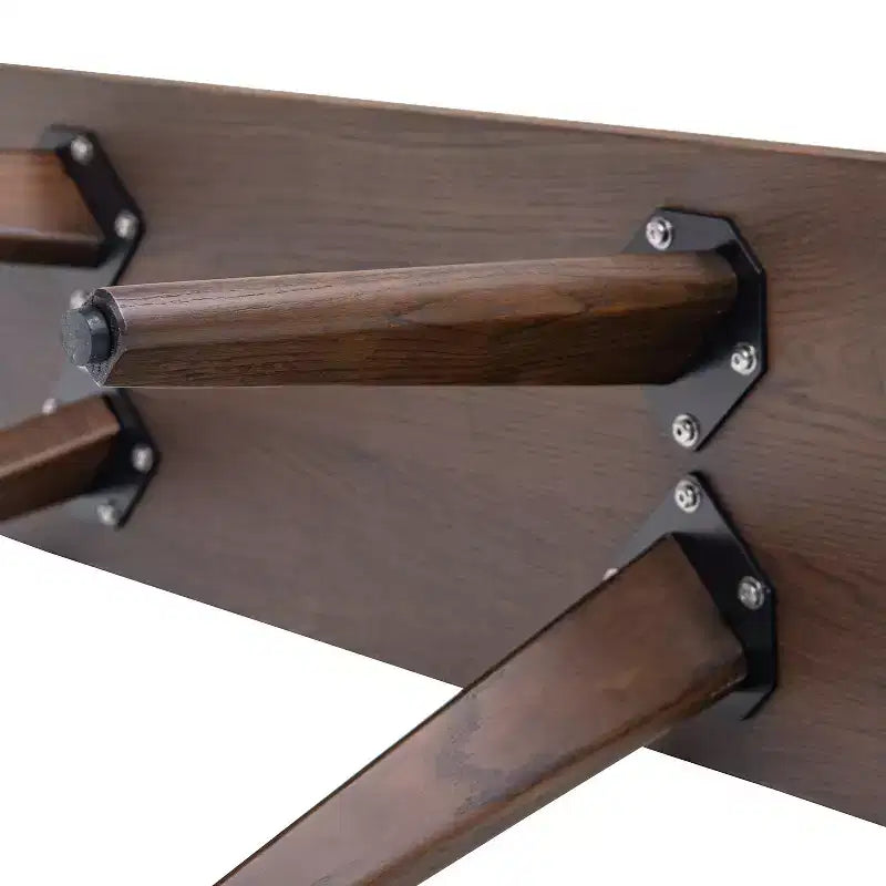 Panca in legno massello di quercia rossa Capri 35.5